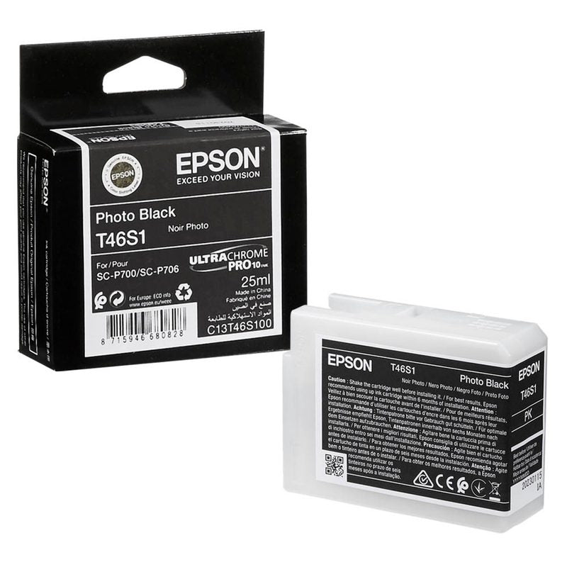 EPSON T46S1 Foto schwarz Druckerpatrone