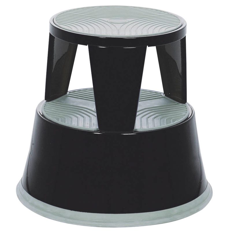 ALCO Rollhocker 895 schwarz Metall