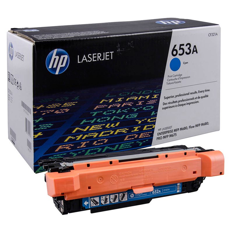 HP 653A (CF321A) cyan Tonerkartusche