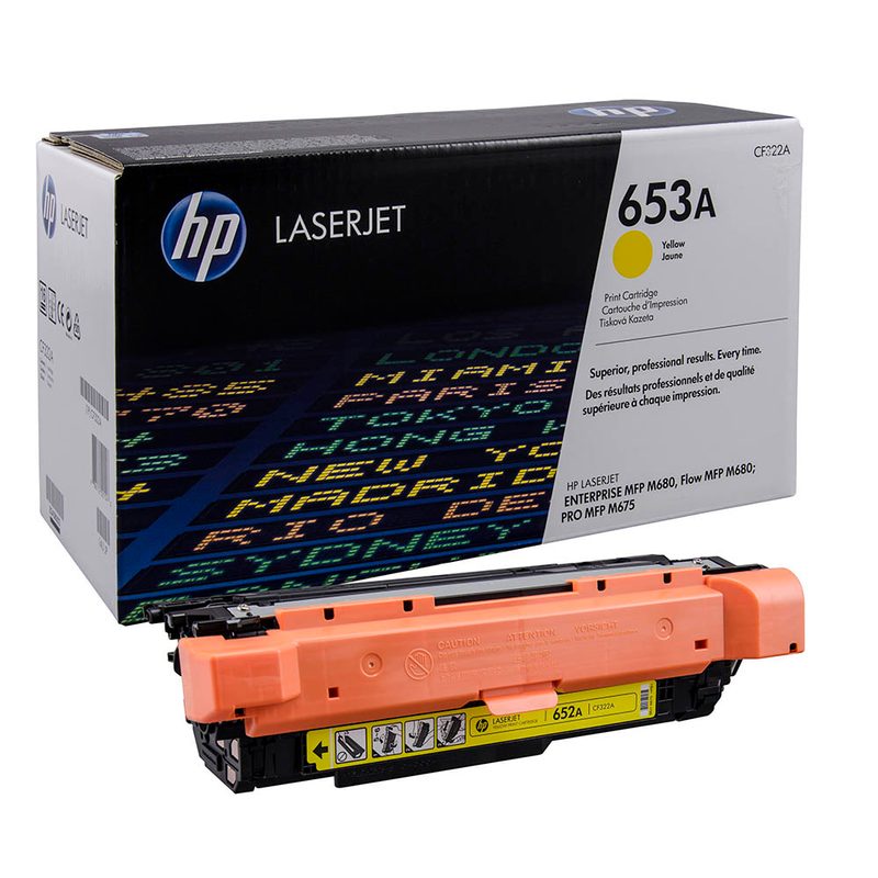 HP 653A (CF322A) gelb Tonerkartusche
