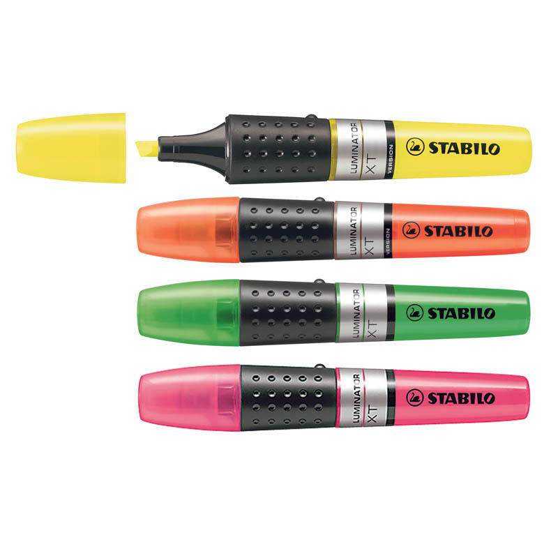 STABILO LUMINATOR Textmarker farbsortiert, 4 St.