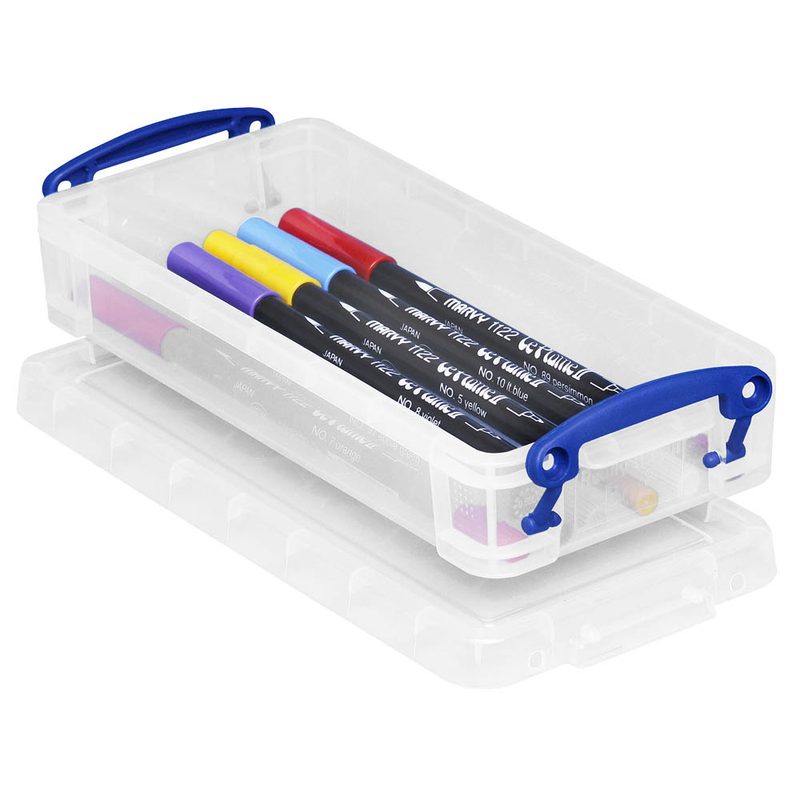 Really Useful Box Aufbewahrungsbox 0,55 l transparent 22,0 x 10,0 x 4,0 cm