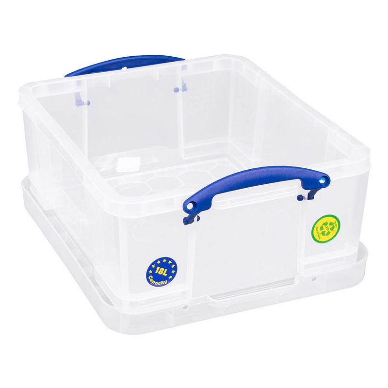 Really Useful Box Aufbewahrungsbox 12,0 l transparent 46,5 x 27,0 x 15,0 cm