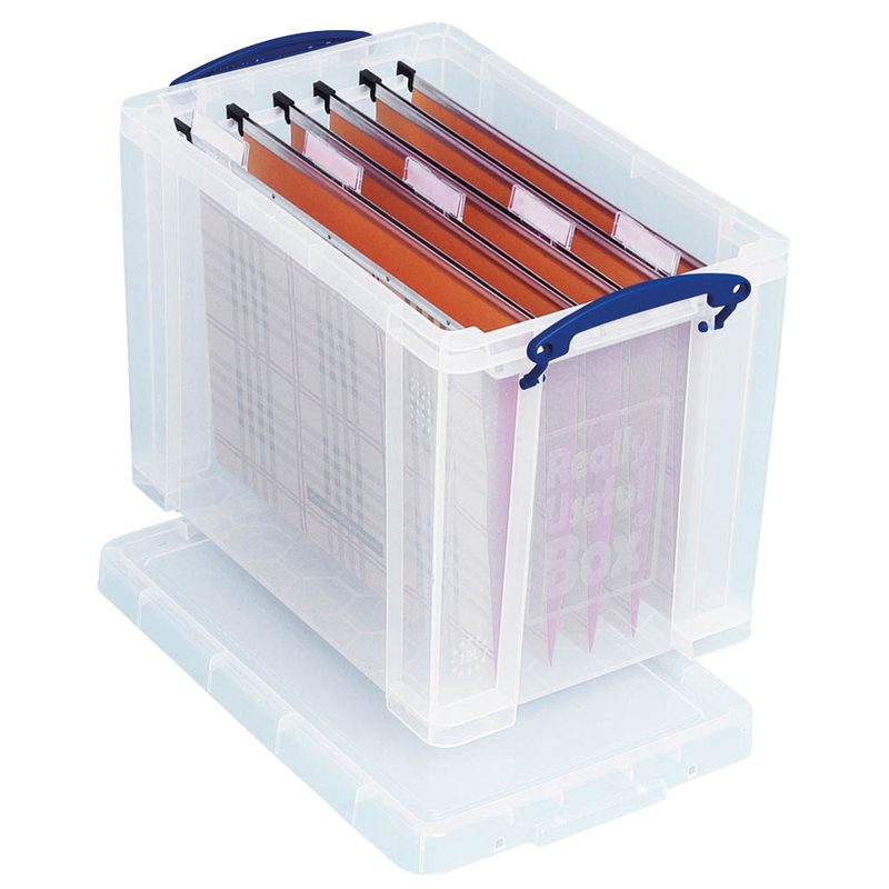 Really Useful Box Aufbewahrungsbox 19,0 l transparent 39,5 x 25,5 x 29,0 cm