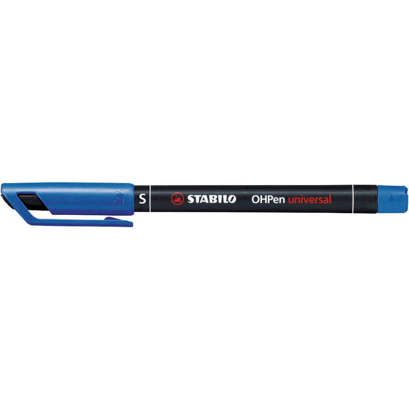 10 STABILO OHPen universal Folienstifte blau 0,4 mm permanent