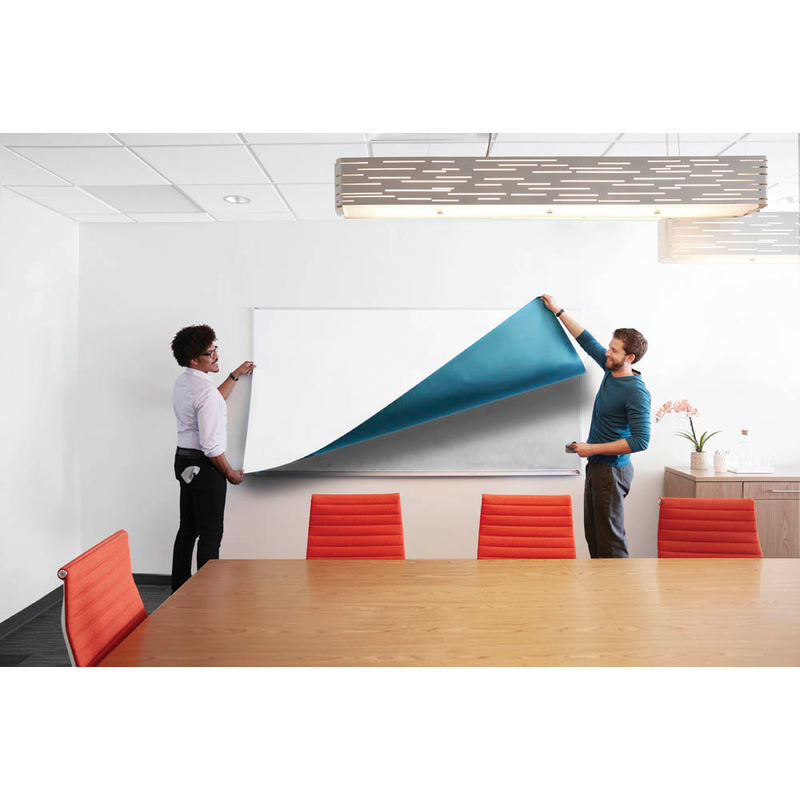 Post-it® selbstklebende Whiteboardfolie Flex Write Surface blanko 242,0 x 121,9 cm, 1 Rolle