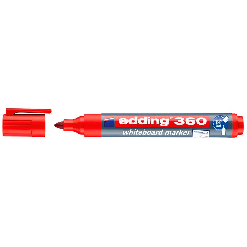 edding 360 Whiteboard-Marker rot 1,5 - 3,0 mm, 10 St.