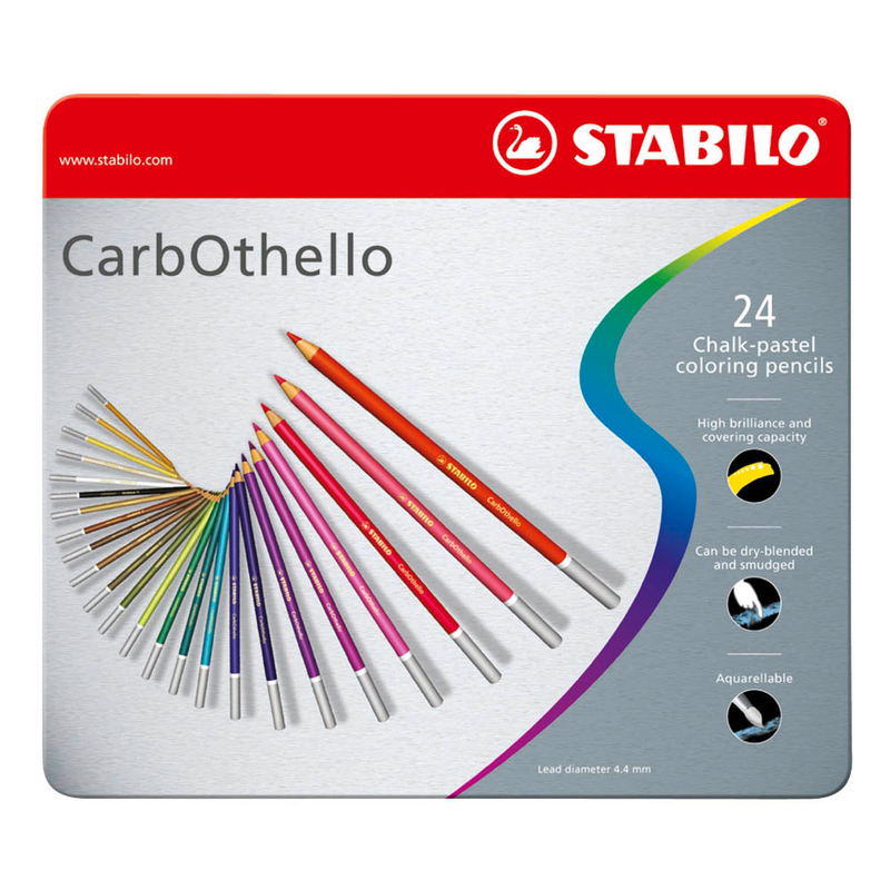 STABILO CarbOthello Kreidestifte farbsortiert 24 St.