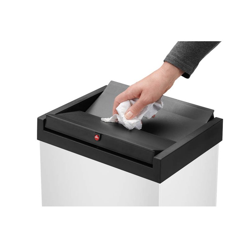 Hailo Big-Box Swing L Mülleimer 35,0 l silber