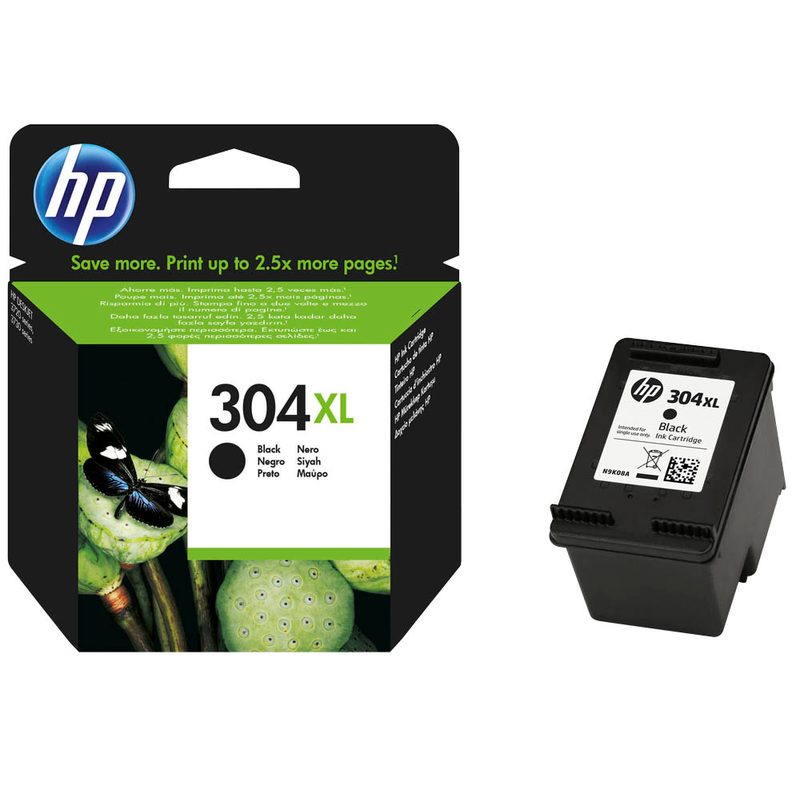 HP 304XL (N9K08AE) schwarz Druckerpatrone