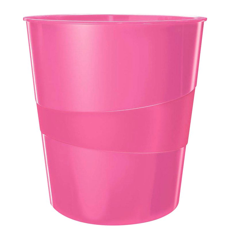 LEITZ WOW Duo Colour Papierkorb 15,0 l pink