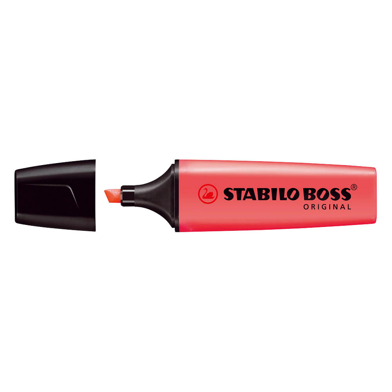STABILO BOSS ORIGINAL Textmarker rot, 1 St.