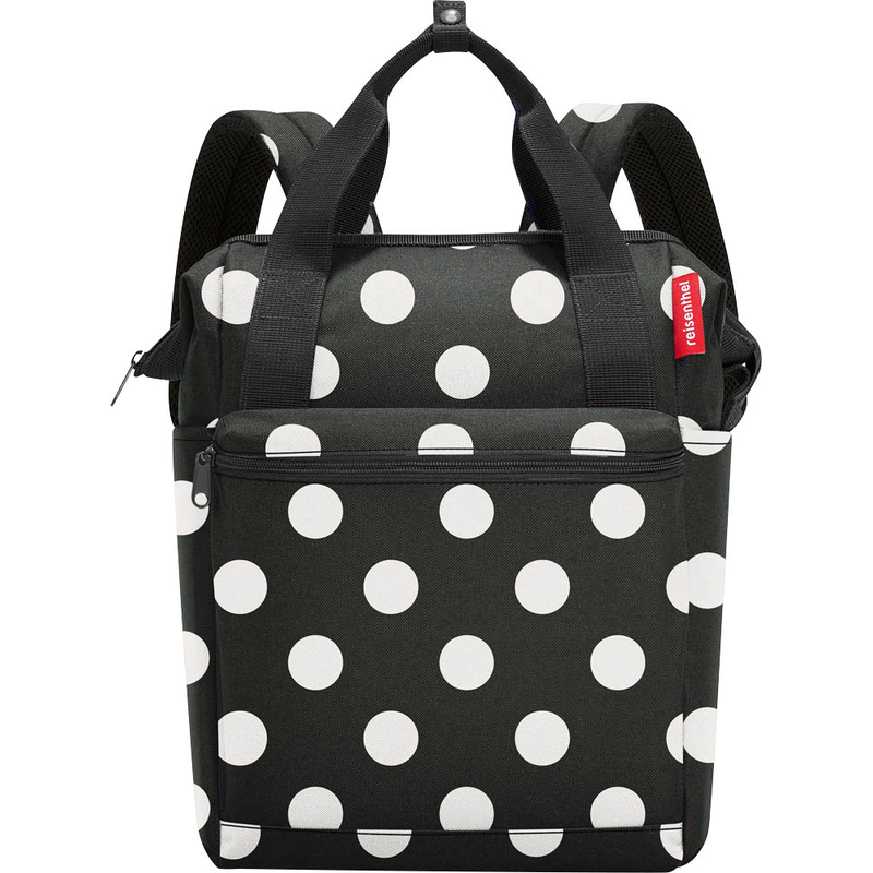 reisenthel® Rucksack allrounder R Kunstfaser schwarz/weiß 12,0 l