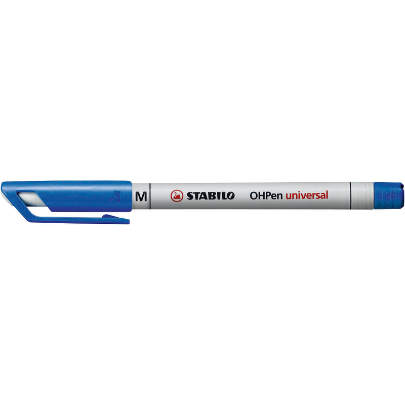 10 STABILO OHPen universal Folienstifte blau 1,0 mm non-permanent