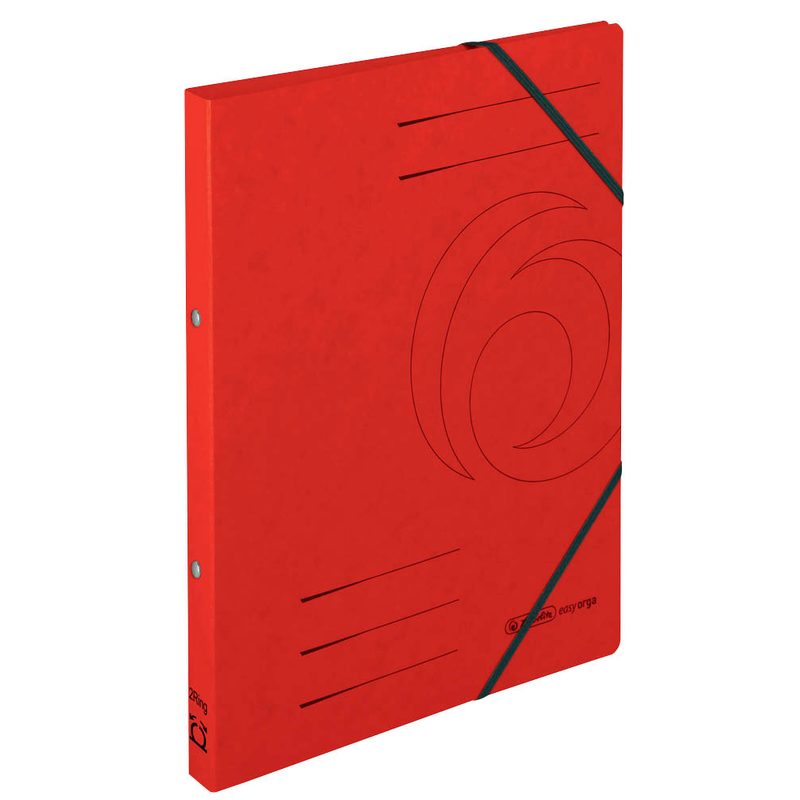 herlitz Ringmappe easy orga rot