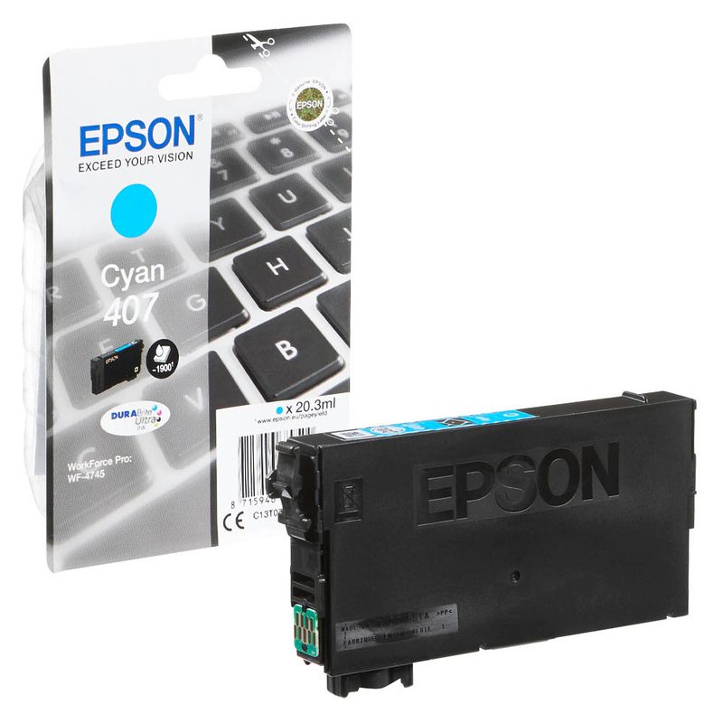 EPSON 407 / T07U2  cyan Druckerpatrone