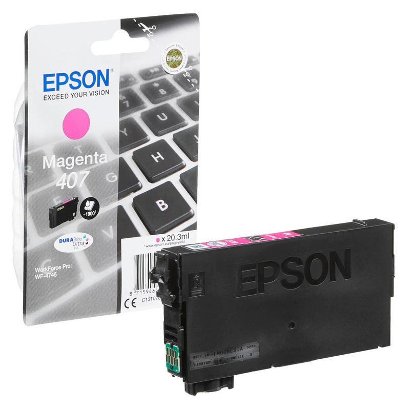 EPSON 407 / T07U3  magenta Druckerpatrone