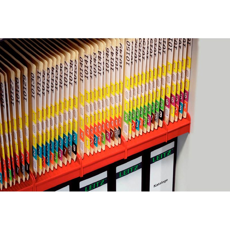 LEITZ Stehsammler Standard 2427 24270025 rot Kunststoff, DIN A4 quer