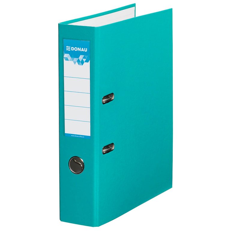 DONAU Klassik Ordner türkis Karton 5,0 cm DIN A4