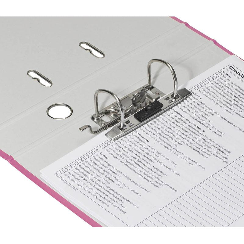 DONAU Klassik Ordner pink Karton 7,5 cm DIN A4