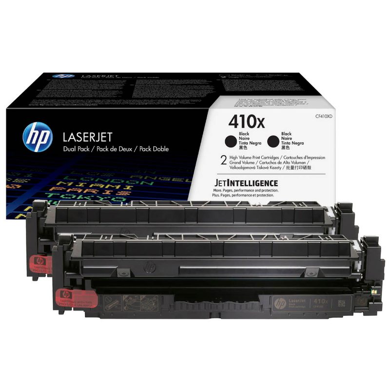 HP 410X (CF410XD) schwarz Tonerkartuschen, 2er-Set