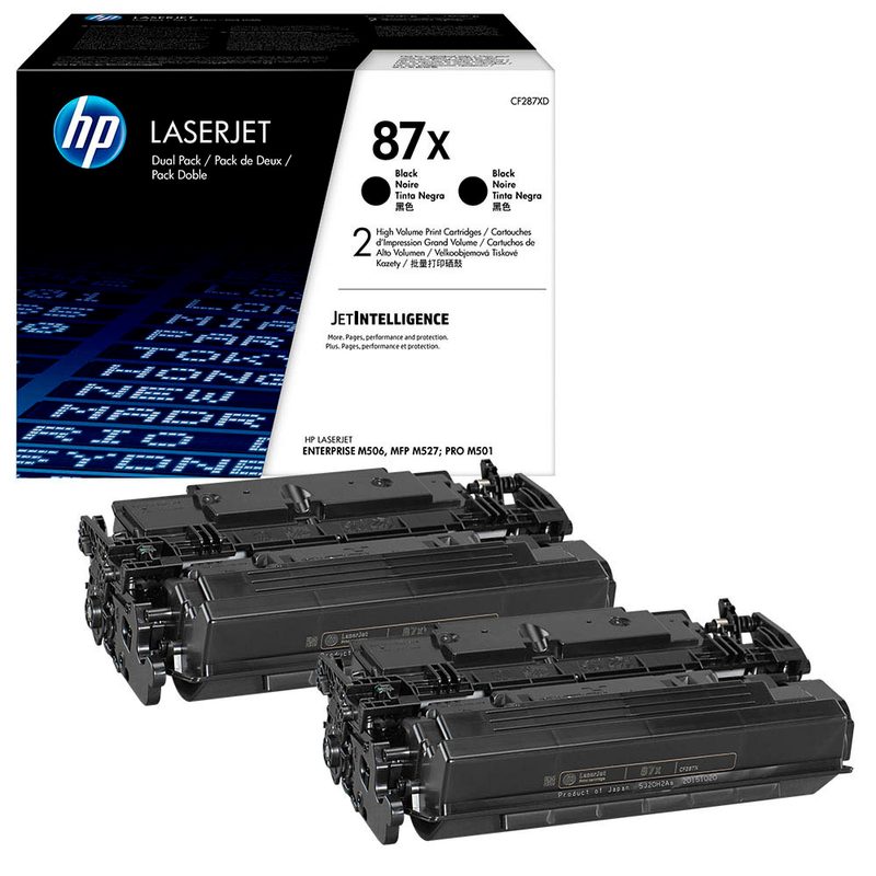 HP 87X (CF287XD) schwarz Tonerkartuschen, 2er-Set