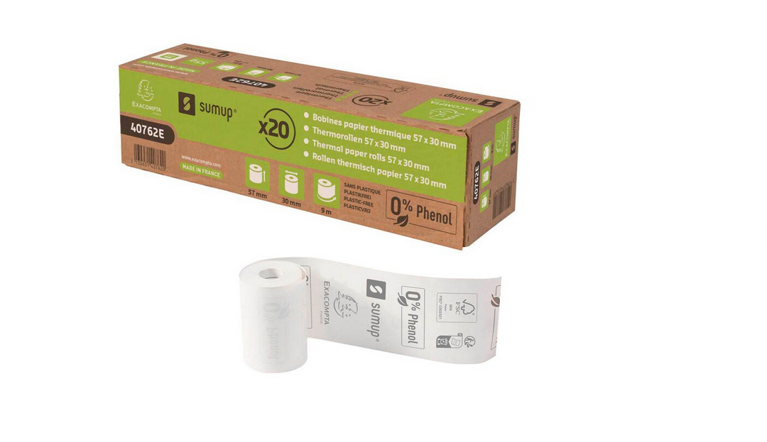 Exacompta SumUp Thermorollen 5,7 cm x 9,0 m, 20 Rollen
