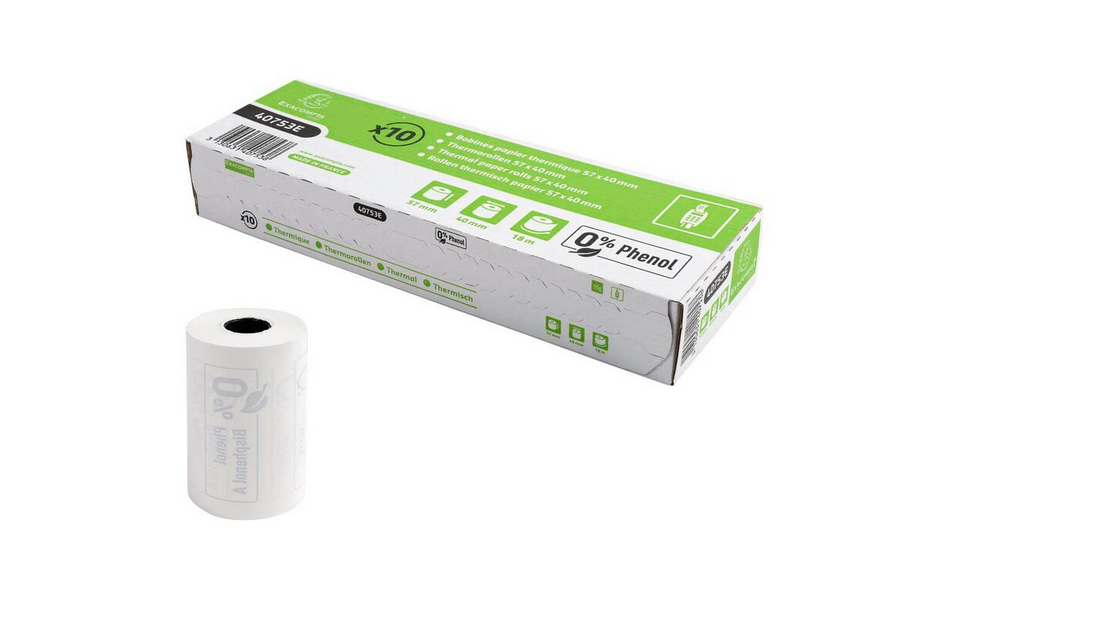 Exacompta Thermorollen 5,7 cm x 18,0 m, 10 Rollen