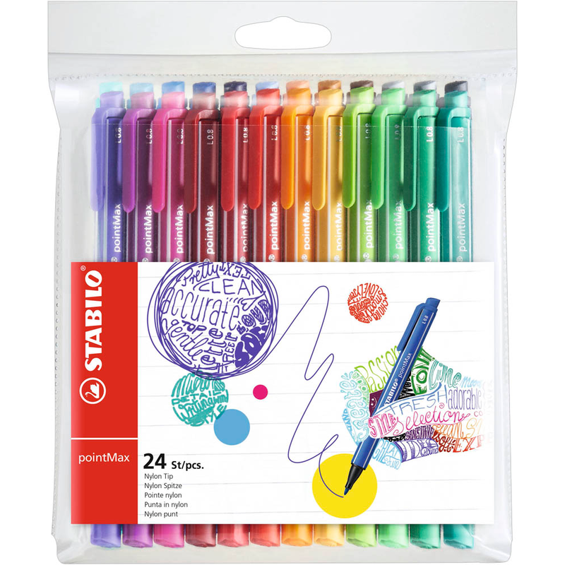 STABILO pointMax Filzstift farbsortiert, 24 St.