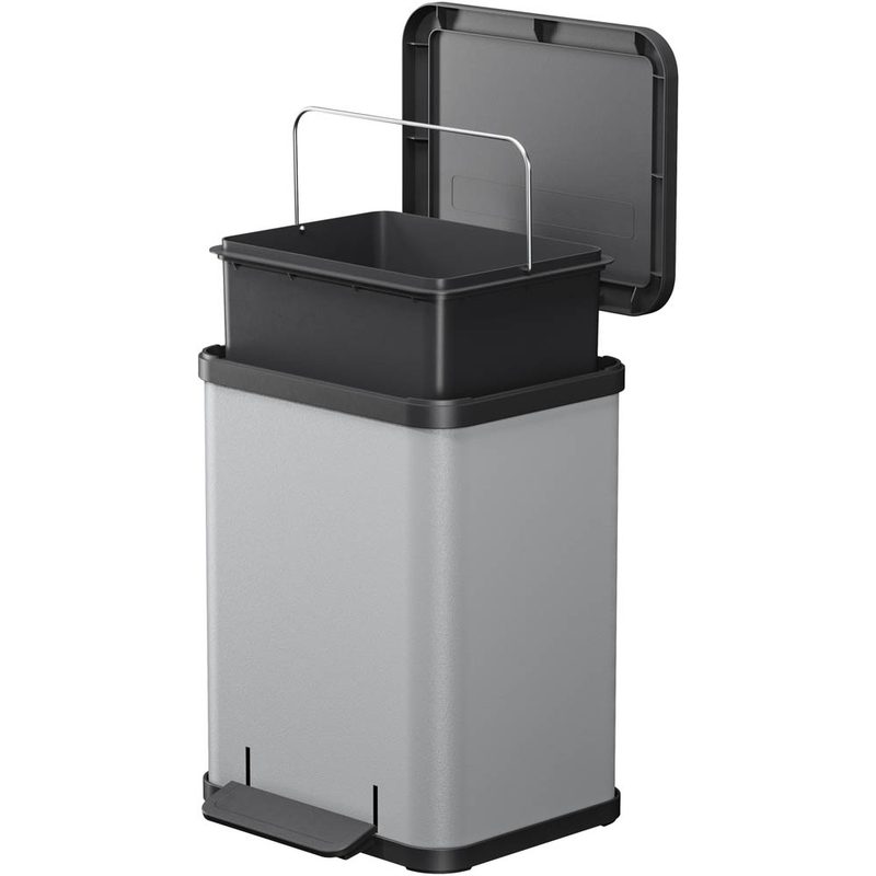 Hailo Öko uno Plus M Mülleimer 17,0 l grau