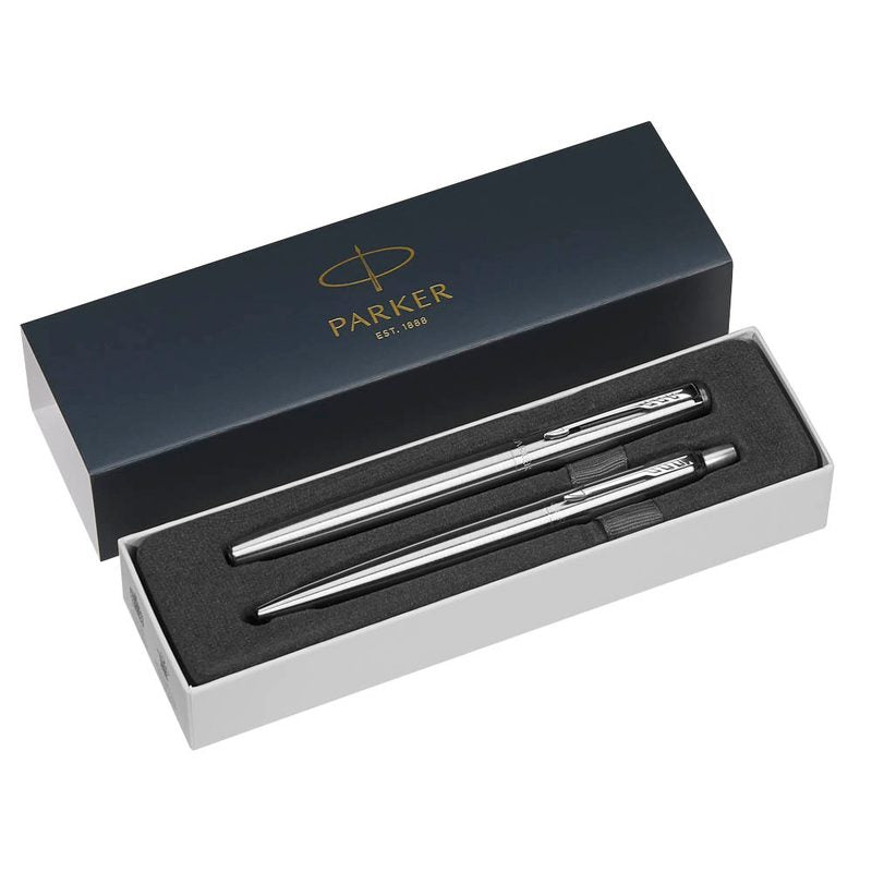 PARKER Schreibset DuoSet Jotter Edelstahl C.C. silber
