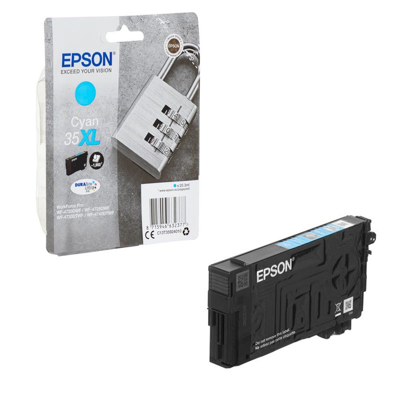 EPSON 35XL / T3592 XL  cyan Druckerpatrone