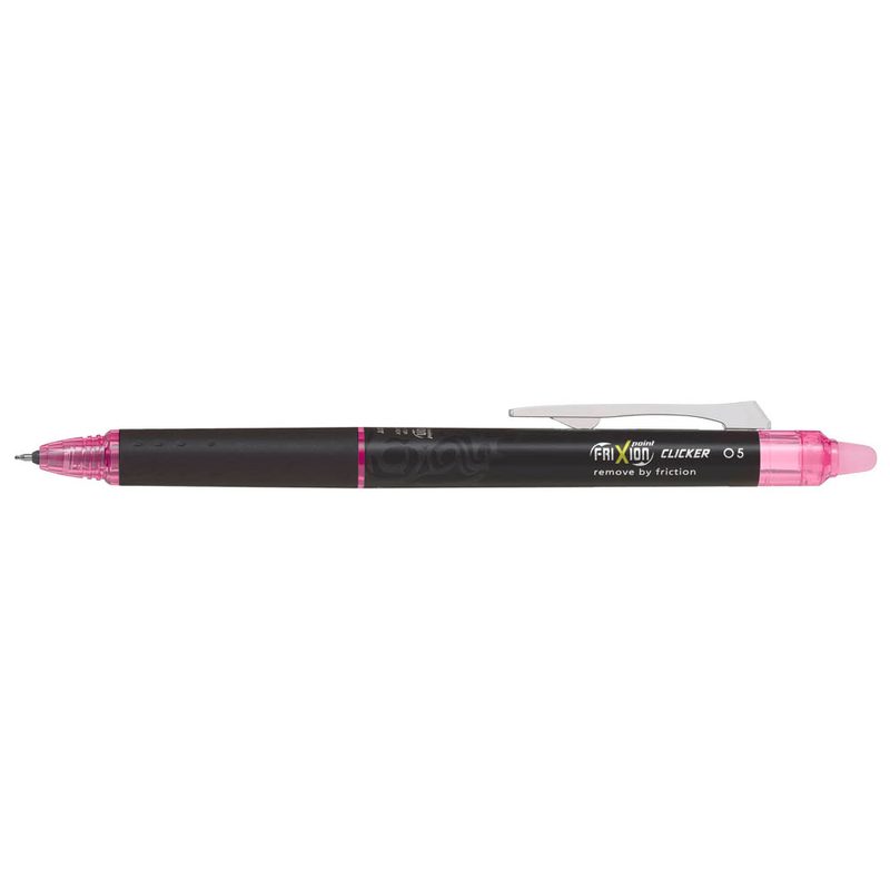 PILOT FRIXION point CLICKER Tintenroller schwarz 0,3 mm, Schreibfarbe: pink, 1 St.