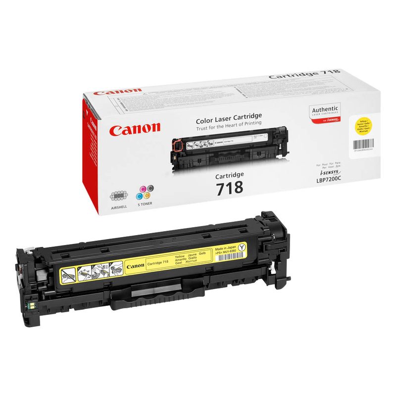 Canon 718 Y  gelb Toner
