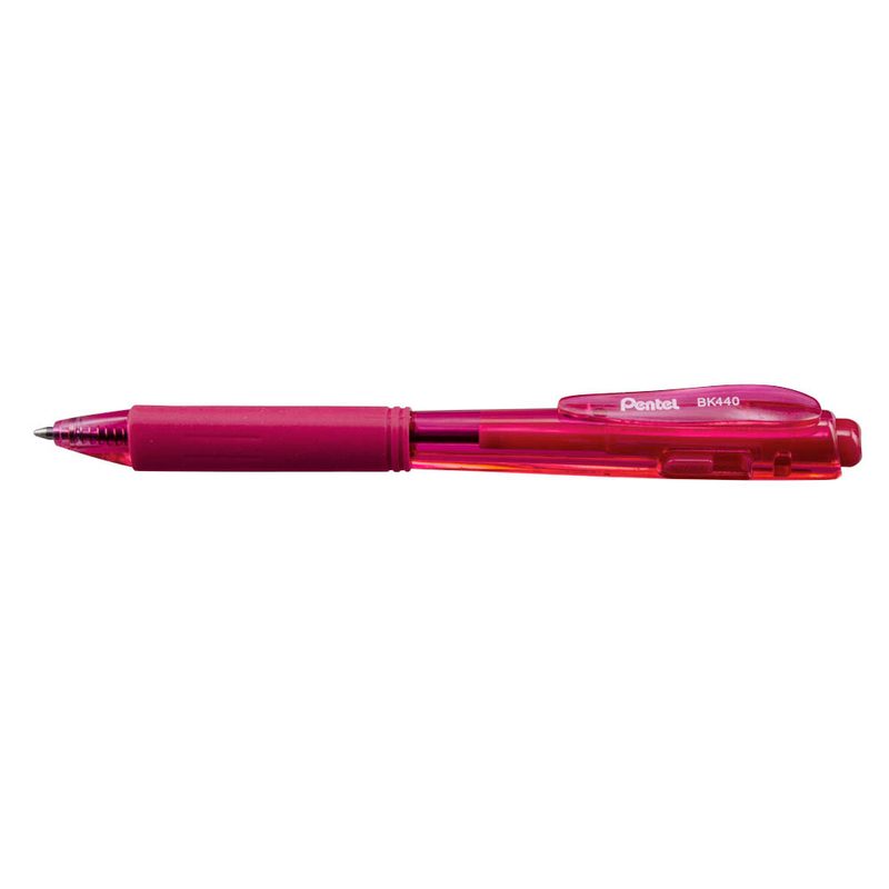 Pentel Kugelschreiber BK440 pink, Schreibfarbe: pink, 1 St.