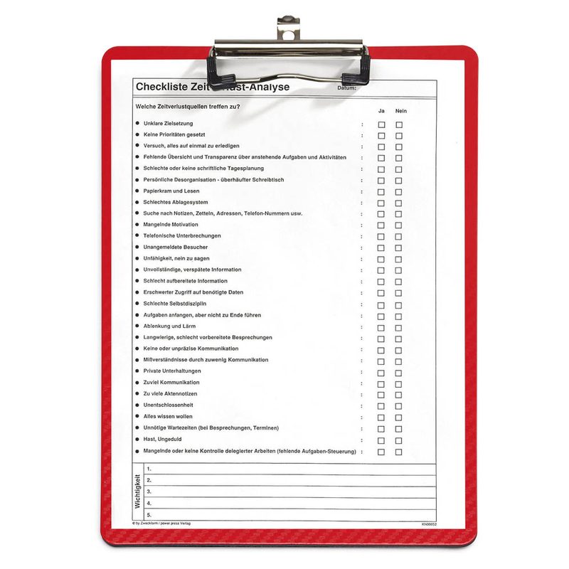 MAUL Klemmbrett MAULflexx 2361025 DIN A4 rot Kunststoff