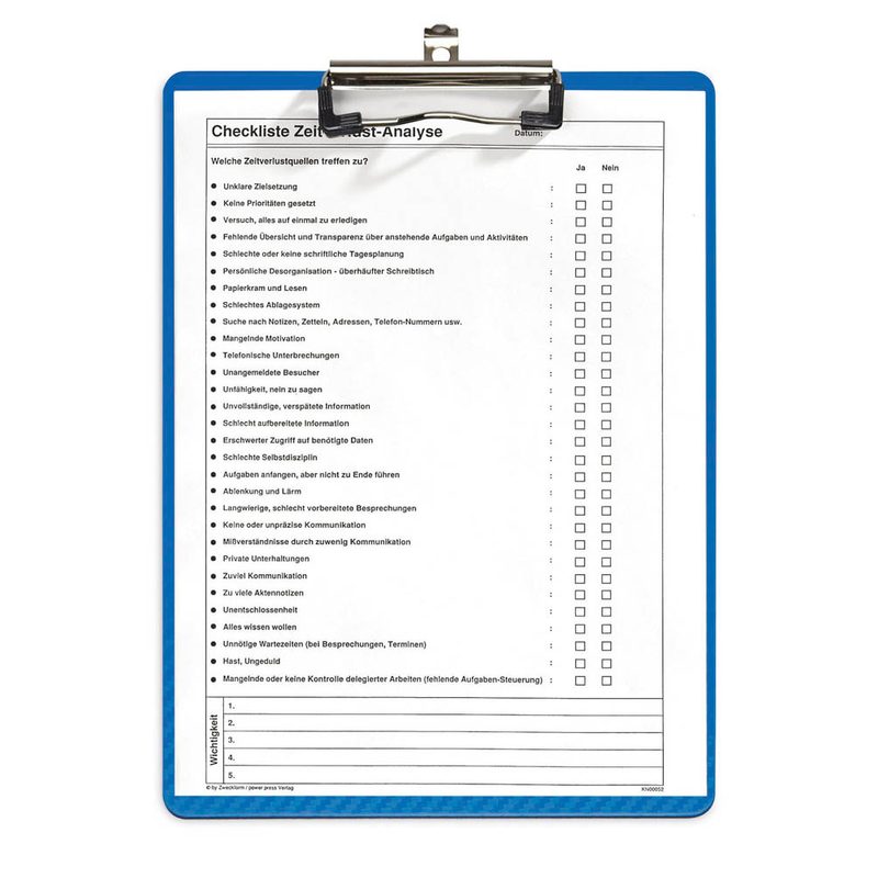 MAUL Klemmbrett MAULflexx 2361037 DIN A4 blau Kunststoff