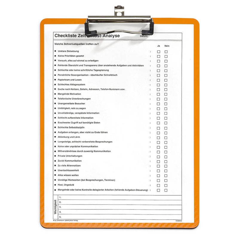 MAUL Klemmbrett MAULflexx 2361043 DIN A4 orange Kunststoff