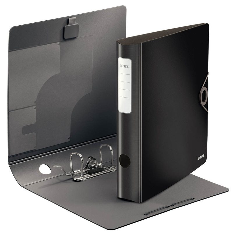 LEITZ Ordner schwarz Kunststoff 6,5 cm DIN A4