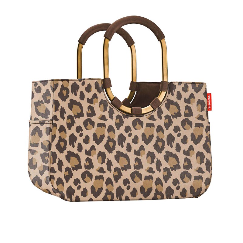 reisenthel® Einkaufskorb loopshopper L frame LEO MACCHIATO Kunstfaser leo macchiato