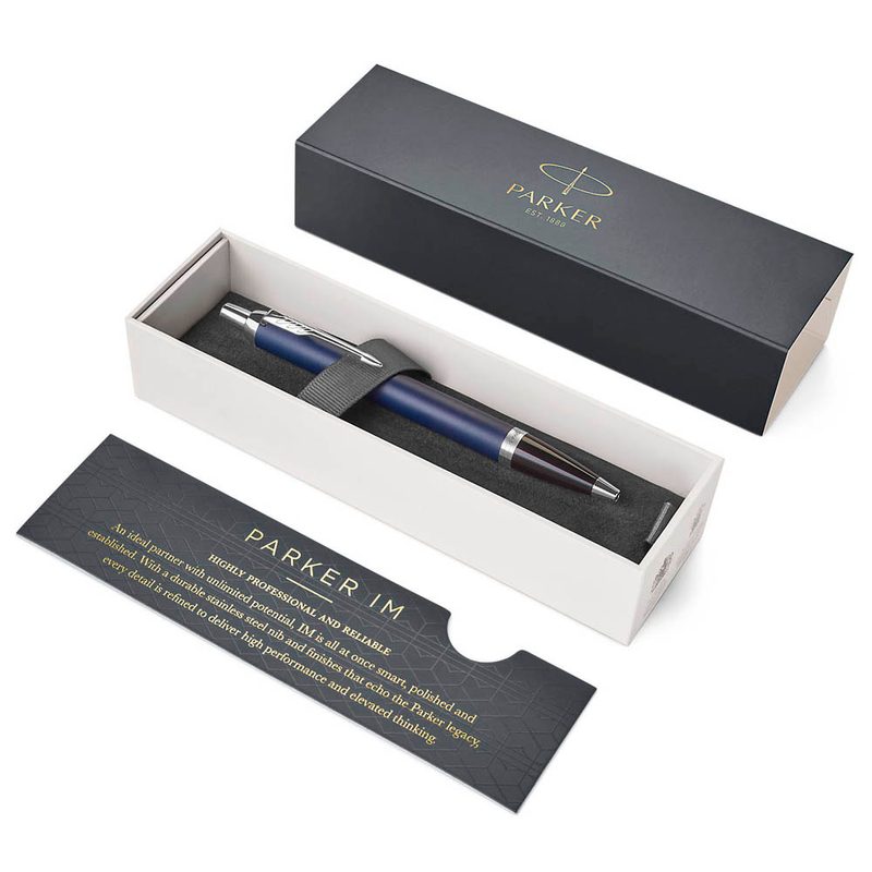 PARKER Kugelschreiber IM Matte Blue blau, Schreibfarbe: blau, 1 St.