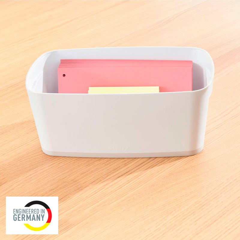 LEITZ MyBox Aufbewahrungsbox 5,0 l perlweiß/grau 31,8 x 19,1 x 12,8 cm