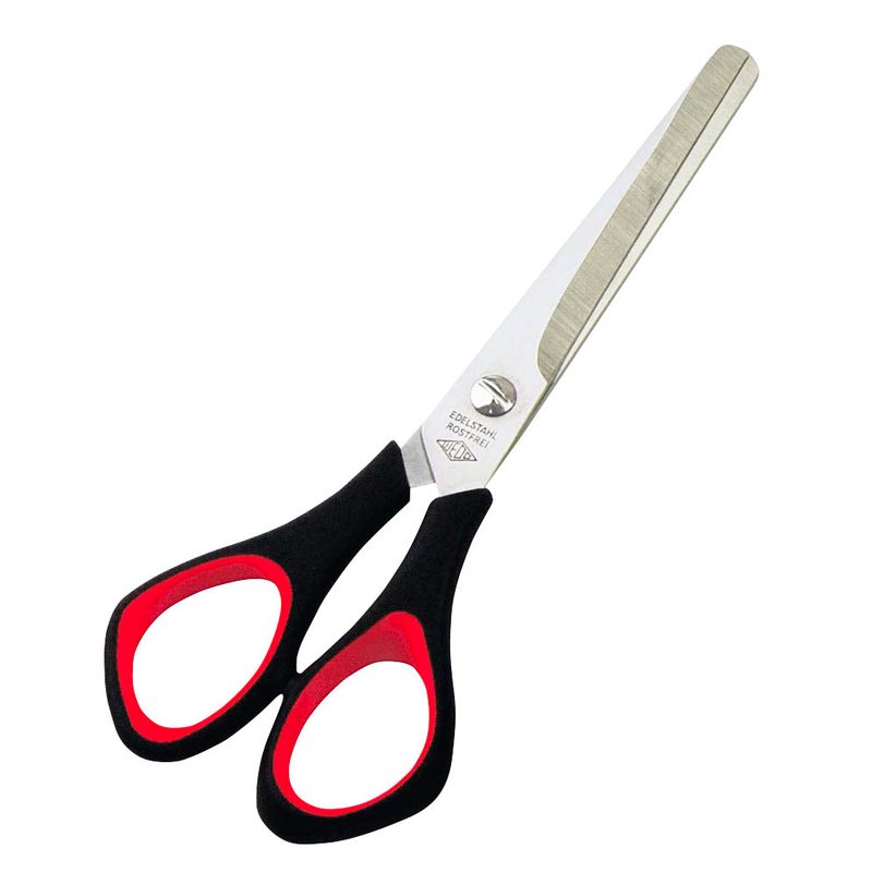 WEDO Papierschere schwarz-rot 14,0 cm