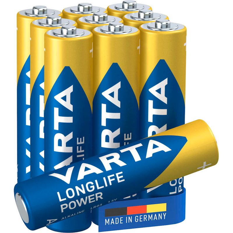 10 VARTA Batterien LONGLIFE power Micro P AAA 1,5 V