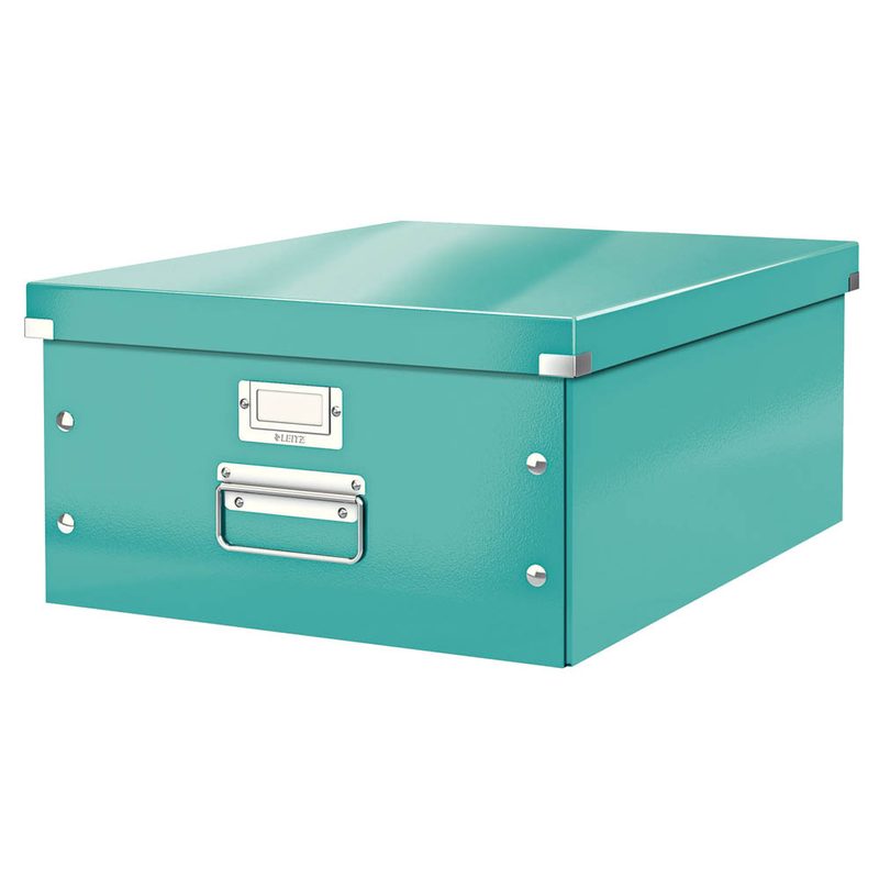 LEITZ Click & Store Aufbewahrungsbox 36,0 l eisblau 36,9 x 48,2 x 20,0 cm