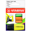 thumb-STABILO BOSS MINI Textmarker farbsortiert, 3 St.