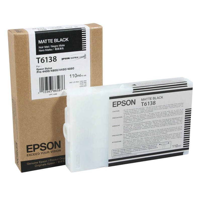 EPSON T6138 matt schwarz Druckerpatrone