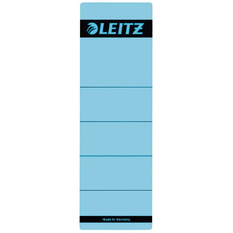 10 LEITZ Ordneretiketten 1642 blau für 8,0 cm Rückenbreite