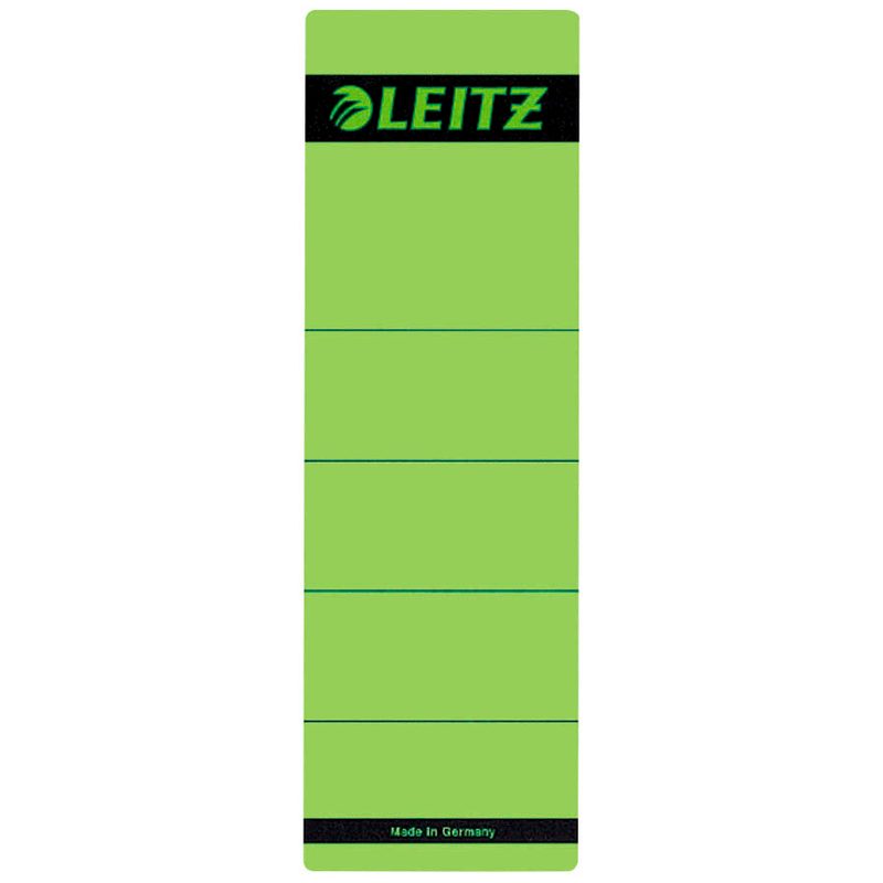 10 LEITZ Ordneretiketten 1642 grün für 8,0 cm Rückenbreite