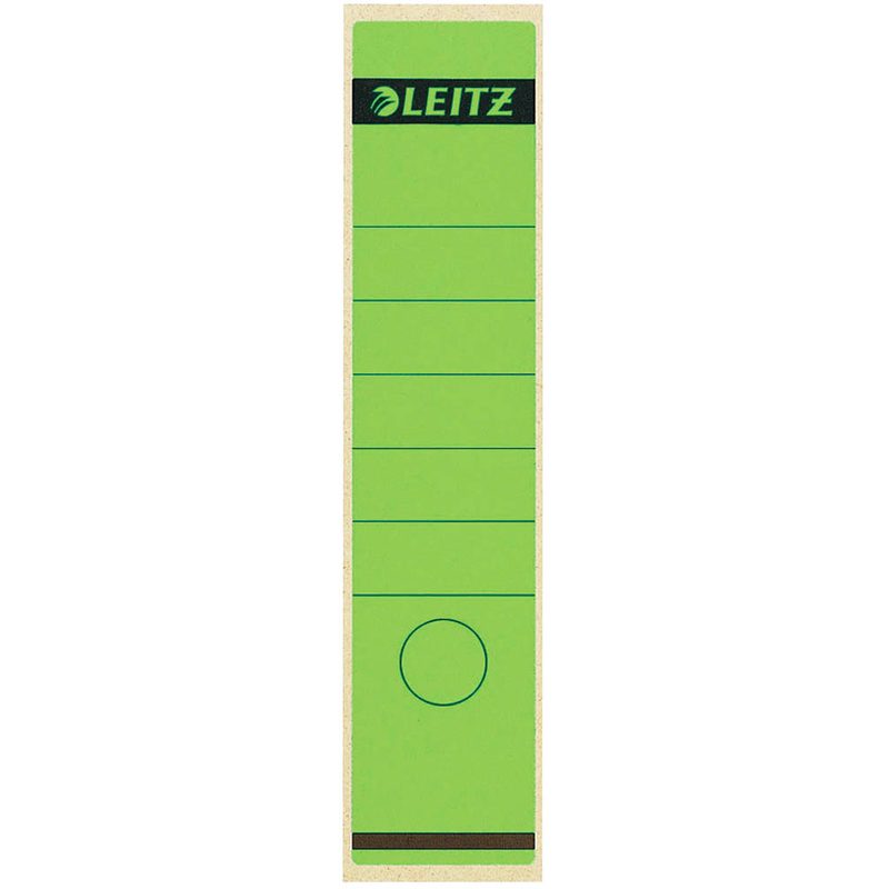 10 LEITZ Ordneretiketten 1640 grün für 8,0 cm Rückenbreite